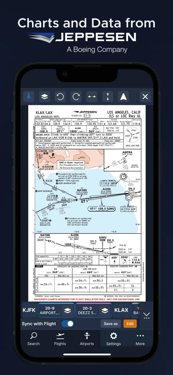 Navigraph Charts — airport diagram